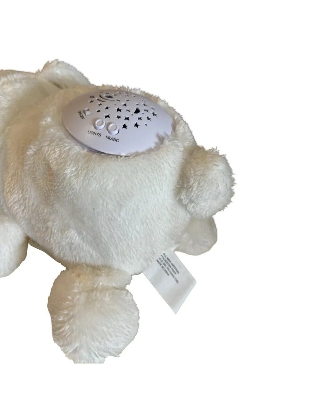 DREAMGRO Lullaby Dreams WHITE BUNNY Projector Soother Lights Sound Soft Lovey